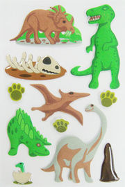 MINI etiquetas inchados bonitas animais do dinossauro, etiquetas feitas sob encomenda da espuma do Promo