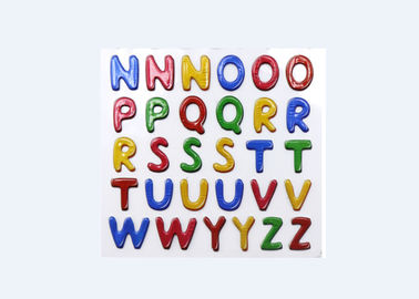 Etiquetas seguras da letra do brilho, etiquetas do alfabeto das crianças do jardim de infância