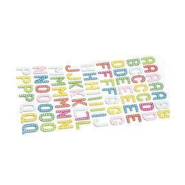 Etiquetas pequenas bonitos flexíveis da letra 3d, etiquetas do alfabeto da espuma do PVC 3D