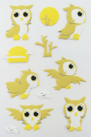 Etiquetas animais inchados dos pássaros imprimíveis para presentes Eco feito sob encomenda das crianças amigável